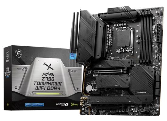 MSI MAG Z790 TOMAHAWK WIFI (WiFi 6E) , Intel 13th 12th Series, LGA 1700/DDR4/PCIe 5.0/4xM.2 - ATX Gaming MotherBoard