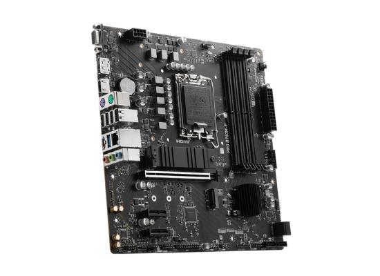 MSI PRO B760M-P, Intel 13th 12th Series, LGA 1700/DDR5/PCIe 4.0/2xM.2 - mATX Gaming MotherBoard