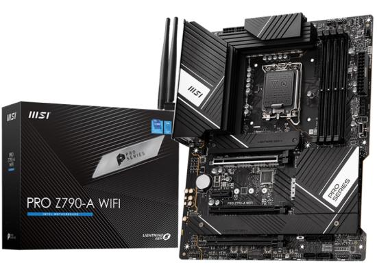 MSI PRO Z790-A WIFI (WiFi 6E) , Intel 13th 12th Series, LGA 1700/DDR5/PCIe 5.0/4xM.2 - ATX Gaming MotherBoard