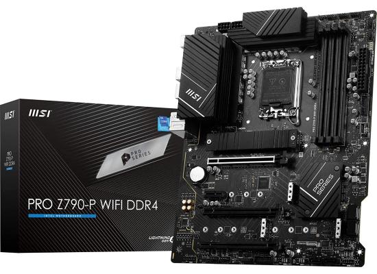 MSI PRO Z790-P WIFI (WiFi 6E) , Intel 13th 12th Series, LGA 1700/DDR4/PCIe 5.0 - ATX Gaming MotherBoard