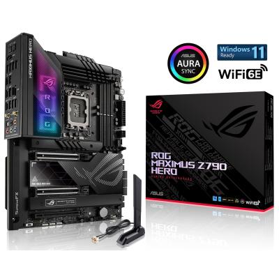 ASUS ROG MAXIMUS Z790 HERO (WiFi 6E) , Intel 13th 12th Series, LGA 1700/DDR5/PCIe 5.0/5xM.2 - ATX Gaming MotherBoard