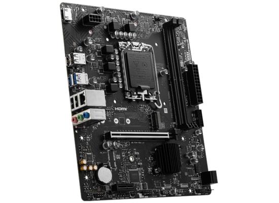 MSI PRO H610M-S, Intel 14th 13th 12th Series, LGA 1700/DDR4/PCIe 4.0/1xM.2 - mATX Gaming MotherBoard