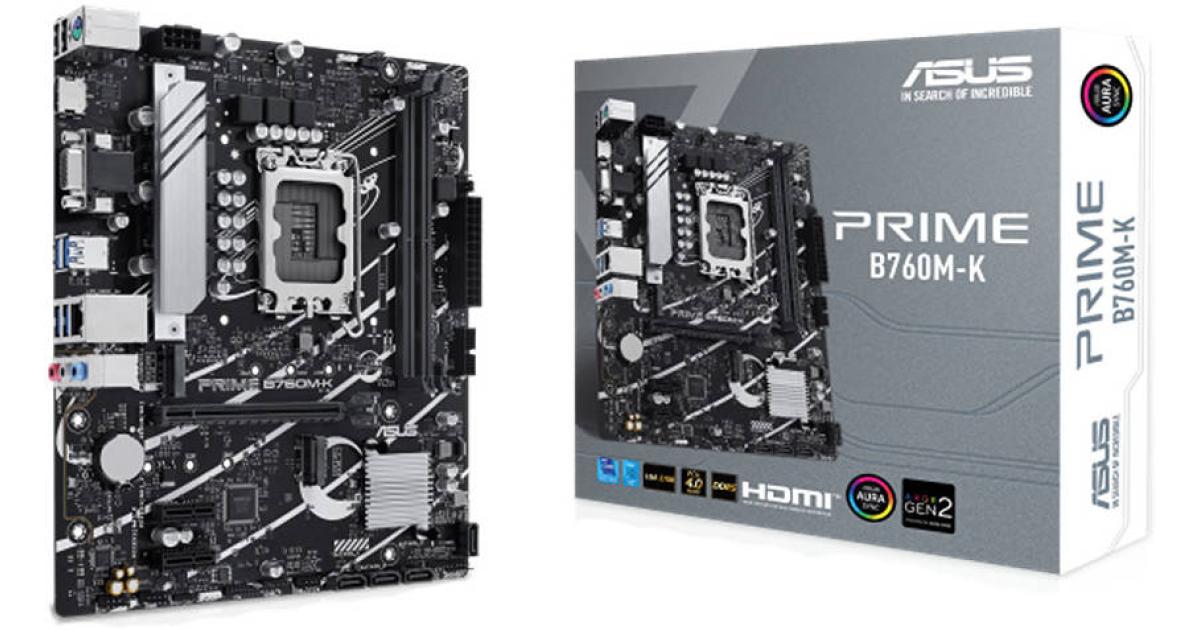 【新品・未使用】14世代対応最新ロット ASUS Prime B760M-K PRIME B760M-K｜Motherboards｜ASUS Global