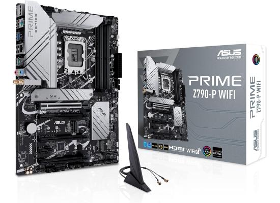 ASUS Prime Z790-P Wi-Fi 6, Intel 14th 13th 12th Series, LGA 1700/DDR5/PCIe 5.0/3xM.2 - ATX Gaming MotherBoard