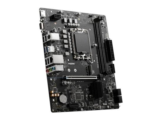 MSI PRO B760M-E, Intel 14th 13th 12th Series, LGA 1700/DDR5/PCIe 4.0/1xM.2 - mATX Gaming MotherBoard