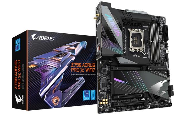 GIGABYTE Z790 AORUS PRO X ( Wi-Fi 7), Intel 14th 13th 12th Series, LGA 1700/DDR5/PCIe 5.0/5xM.2 - ATX Gaming MotherBoard