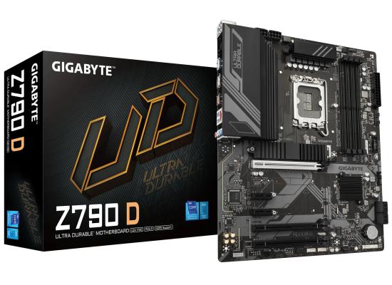 GIGABYTE Z790 D, Intel 13th 12th Series, LGA 1700/DDR5/PCIe 5.0/3xM.2 - ATX Gaming MotherBoard