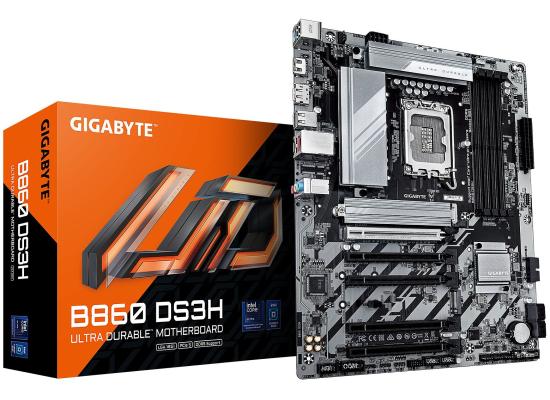 GIGABYTE B860 DS3H Intel Core Ultra (Series 2), LGA 1851/DDR5/PCIe 5.0/2xM.2 - ATX Gaming MotherBoard