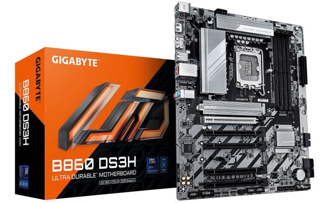 GIGABYTE B860 DS3H Intel Core Ultra (Series 2), LGA 1851/DDR5/PCIe 5.0/2xM.2 - ATX Gaming MotherBoard