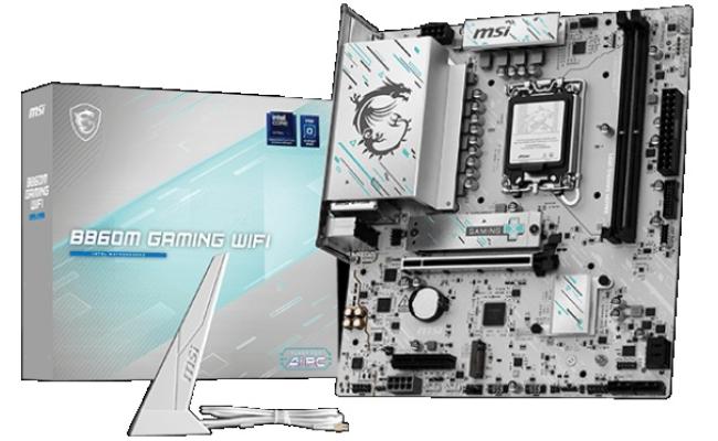 MSI B860M GAMING WIFI, Intel Core Ultra (Series 2), LGA 1851/DDR5/PCIe 5.0/2xM.2 - mATX Gaming MotherBoard