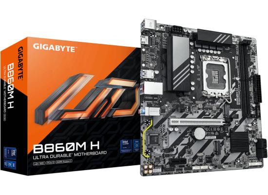 GIGABYTE B860M H Intel Core Ultra (Series 2), LGA 1851/DDR5/PCIe 5.0/2xM.2 - mATX Gaming MotherBoard
