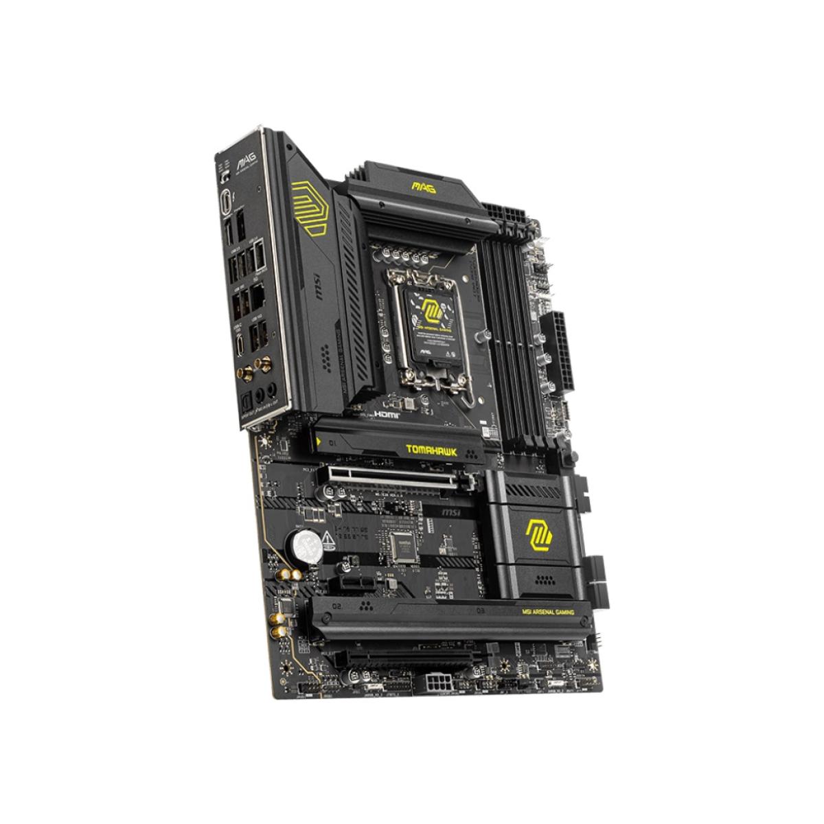 MSI MAG B860 TOMAHAWK WIFI (Wi-Fi 7) Intel Core Ultra (Series 2), LGA 1851/DDR5/PCIe 5.0/3xM.2 - ATX Gaming MotherBoard