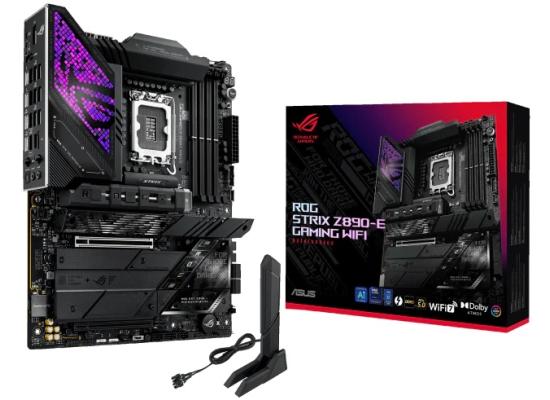 ASUS ROG STRIX Z890-E GAMING WIFI (Wi-Fi 7), Intel Core Ultra (Series 2), LGA 1851/DDR5/PCIe 5.0/7xM.2 - ATX Gaming MotherBoard