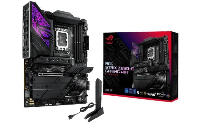 ASUS ROG STRIX Z890-E GAMING WIFI (Wi-Fi 7), Intel Core Ultra (Series 2), LGA 1851/DDR5/PCIe 5.0/7xM.2 - ATX Gaming MotherBoard