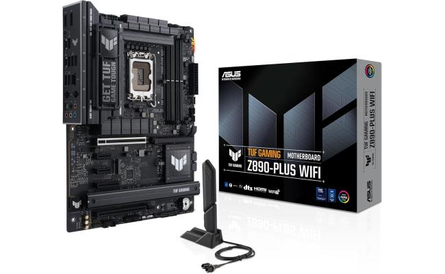 ASUS TUF GAMING Z890-PLUS WIFI (Wi-Fi 7), Intel Core Ultra (Series 2), LGA 1851/DDR5/PCIe 5.0/4xM.2 - ATX Gaming MotherBoard