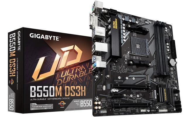 GIGABYTE B550M DS3H Dual PCIe 4.0/3.0 M.2 Motherboard