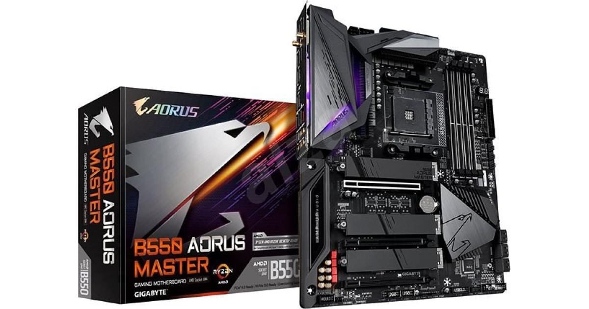 GIGABYTE B550 AORUS MASTER 16 Phases Digital VRM QFlash Plus WIFi