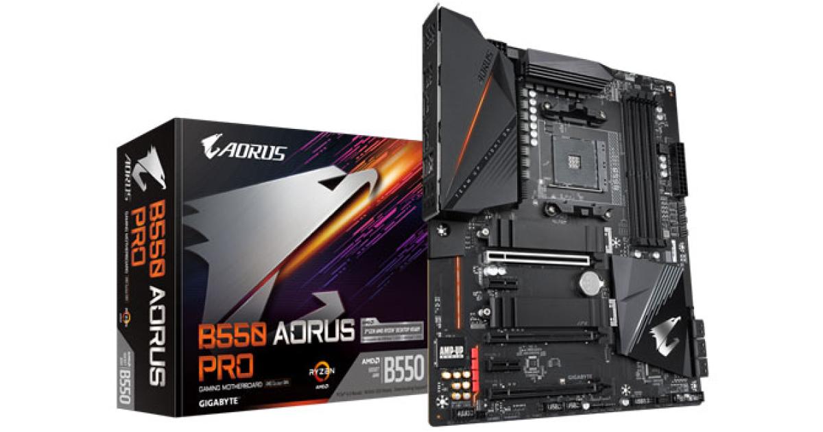 GIGABYTE B550 AORUS PRO 12+2 Phases Digital VRM QFlash Plus