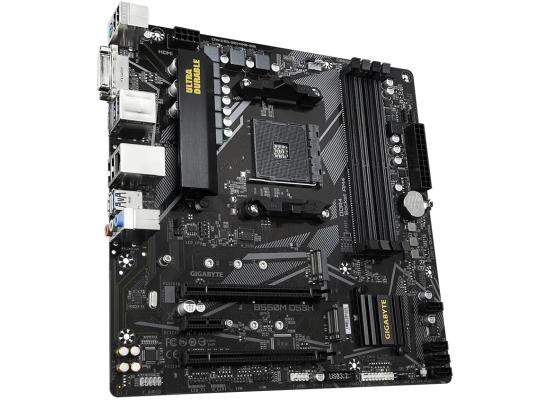 GIGABYTE B550M K AMD AM4 RYZEN 5000, 4000, 3000 Series /DDR4/PCIe 4.0/2xM.2 - mATX Motherboard