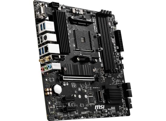 MSI B550M PRO-VDH WIFI, AMD AM4 RYZEN 5000, 4000, 3000 Series /DDR4/PCIe 4.0/2xM.2 - mATX Motherboard