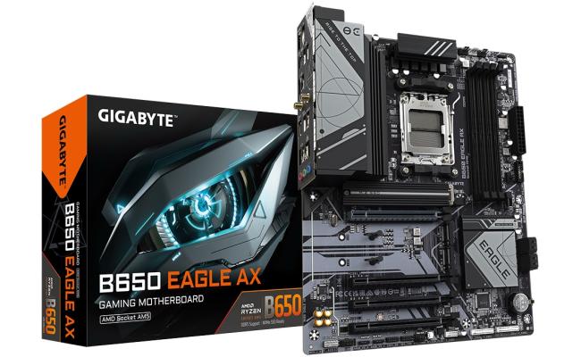 GIGABYTE B650 EAGLE AX (Wi-Fi 6E) AMD RYZEN 7000 Series AM5/DDR5/PCIe 4.0/3xM.2 - ATX Gaming MotherBoard