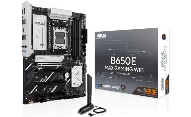ASUS B650E MAX GAMING WIFI (Wi-Fi 6E) AMD RYZEN 7000 8000 9000 Series AM5/DDR5/PCIe 5.0/3xM.2 - ATX Gaming MotherBoard