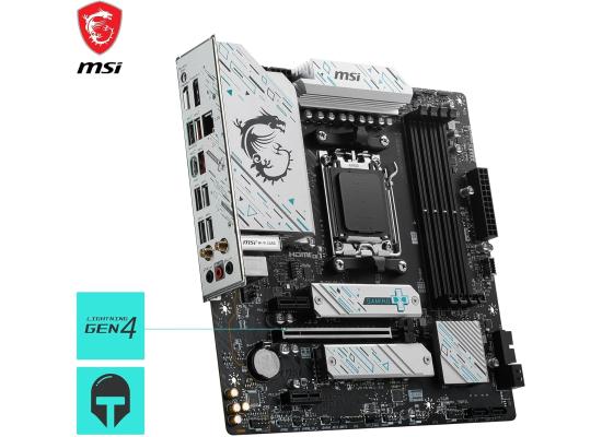 MSI B650M GAMING PLUS WIFI (Wi-Fi 6E) AMD RYZEN 7000 Series AM5/DDR5/PCIe 4.0/2xM.2 - mATX Gaming MotherBoard
