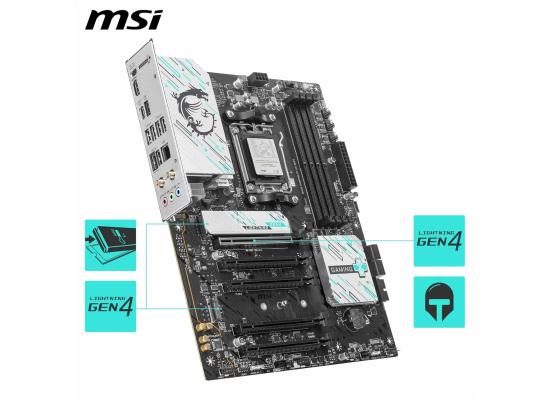 MSI B840 GAMING PLUS WIFI (Wi-Fi 7) AMD 7000 8000 9000 Series AM5/DDR5/PCIe 4.0/2xM.2 - ATX Gaming MotherBoard