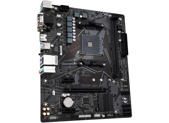 GIGABYTE A520M S2H, AMD RYZEN Processors, AM4/DDR4/PCIe 3.0/1xM.2 - mATX MotherBoard