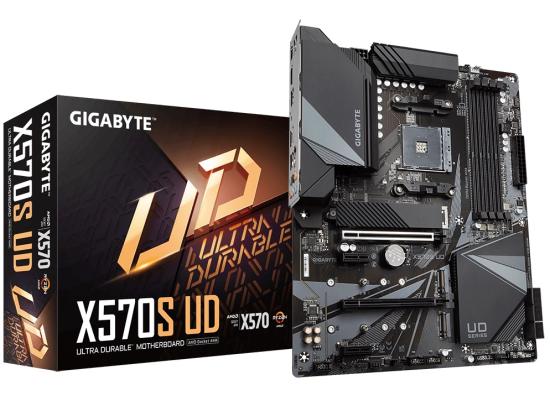 GIGABYTE X570S UD AMD RYZEN AM4 ATX Gaming Motherboard, PCIe 4.0 ,M.2, USB 3.2 Type-C 