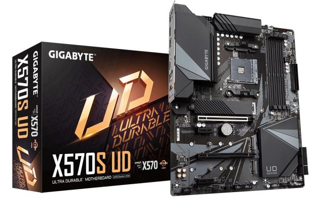 GIGABYTE X570S UD AMD RYZEN AM4 ATX Gaming Motherboard, PCIe 4.0 ,M.2, USB 3.2 Type-C