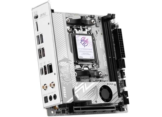 MSI MPG B850I EDGE TI WIFI (Wi-Fi 7) AMD RYZEN 7000 8000 9000 Series AM5/DDR5/PCIe 5.0/2xM.2 - Mini-ITX Gaming MotherBoard