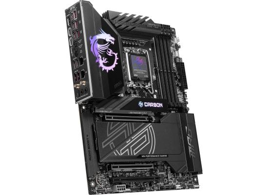 MSI MPG X870E CARBON WIFI (Wi-Fi 7) AMD RYZEN 7000 8000 9000 Series AM5/DDR5/PCIe 5.0/4xM.2 - ATX Gaming MotherBoard