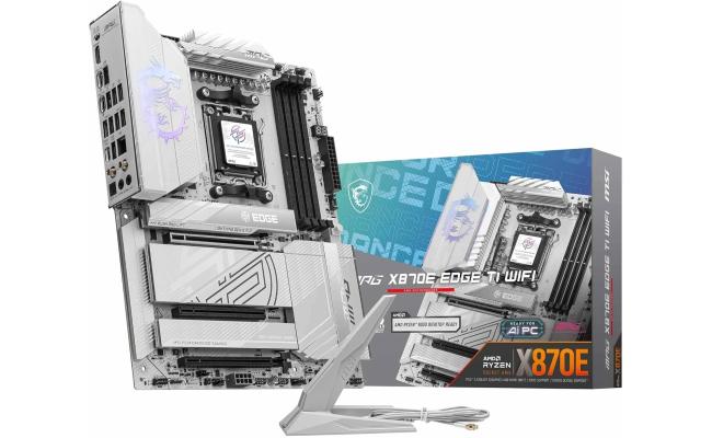 MSI MPG X870E EDGE TI WIFI (Wi-Fi 7) AMD RYZEN 7000 8000 9000 Series AM5/DDR5/PCIe 5.0/4xM.2 - ATX Gaming MotherBoard