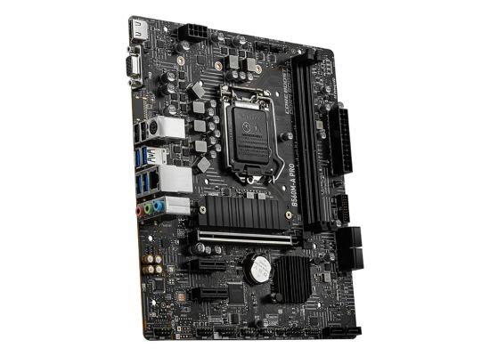 MSI B560M-A PRO LGA 1200 Intel B560 11th & 10th Intel CPUs Pcie Gen 4.0 , SATA 6Gb/s Micro ATX Intel Motherboard
