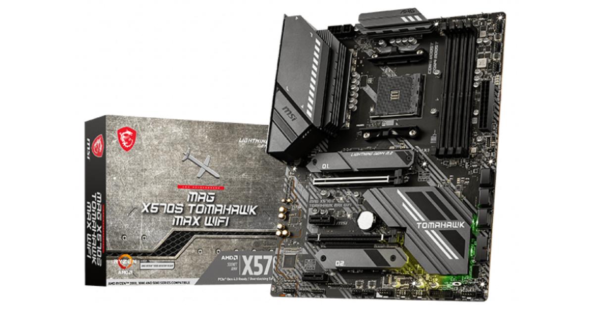 MSI MAG X570S TOMAHAWK Wi-Fi 6E, AMD Ryzen AM4,PCIe4.0, USB 3.2, SATA ...