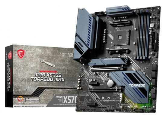 MSI MAG X570S TORPEDO MAX, AMD Ryzen AM4,PCIe4.0, USB 3.2, SATA 6Gb/s, ATX Gaming Motherboard 