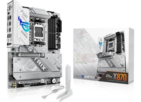 ASUS ROG STRIX X870-A GAMING WIFI (Wi-Fi 7) AMD RYZEN 7000 8000 9000 Series AM5/DDR5/PCIe 5.0/4xM.2 - ATX Gaming MotherBoard