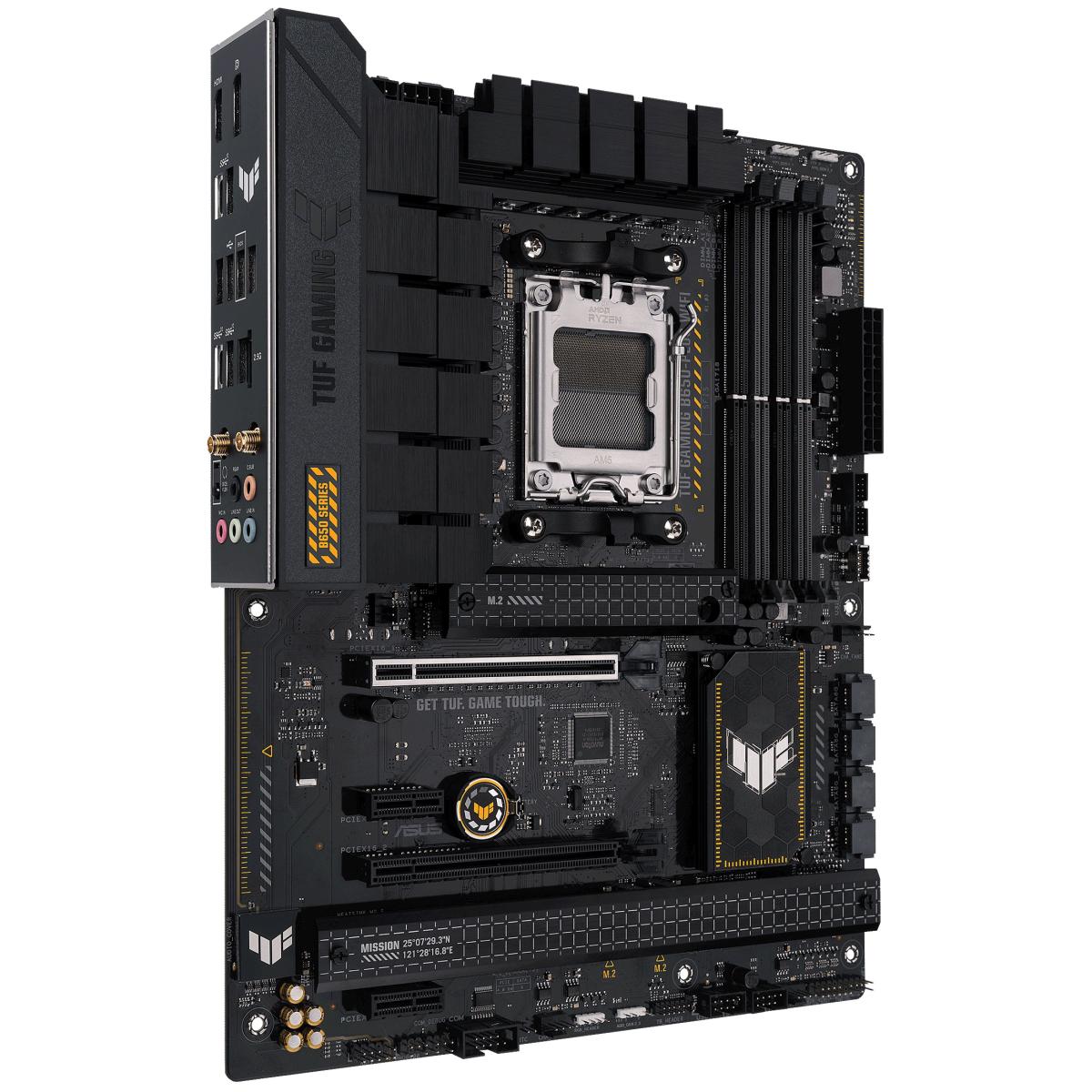 ASUS TUF GAMING B650-PLUS WIFI (Wi-Fi 6) AMD RYZEN 7000 8000 9000 Series AM5/DDR5/PCIe 4.0/3xM.2 - ATX Gaming MotherBoard