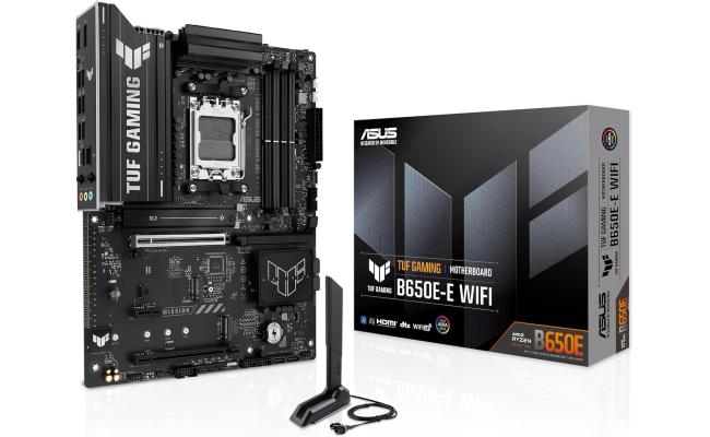 ASUS TUF GAMING B650E-E WIFI (Wi-Fi 6E) AMD RYZEN 7000 8000 9000 Series AM5/DDR5/PCIe 5.0/3xM.2 - ATX Gaming MotherBoard
