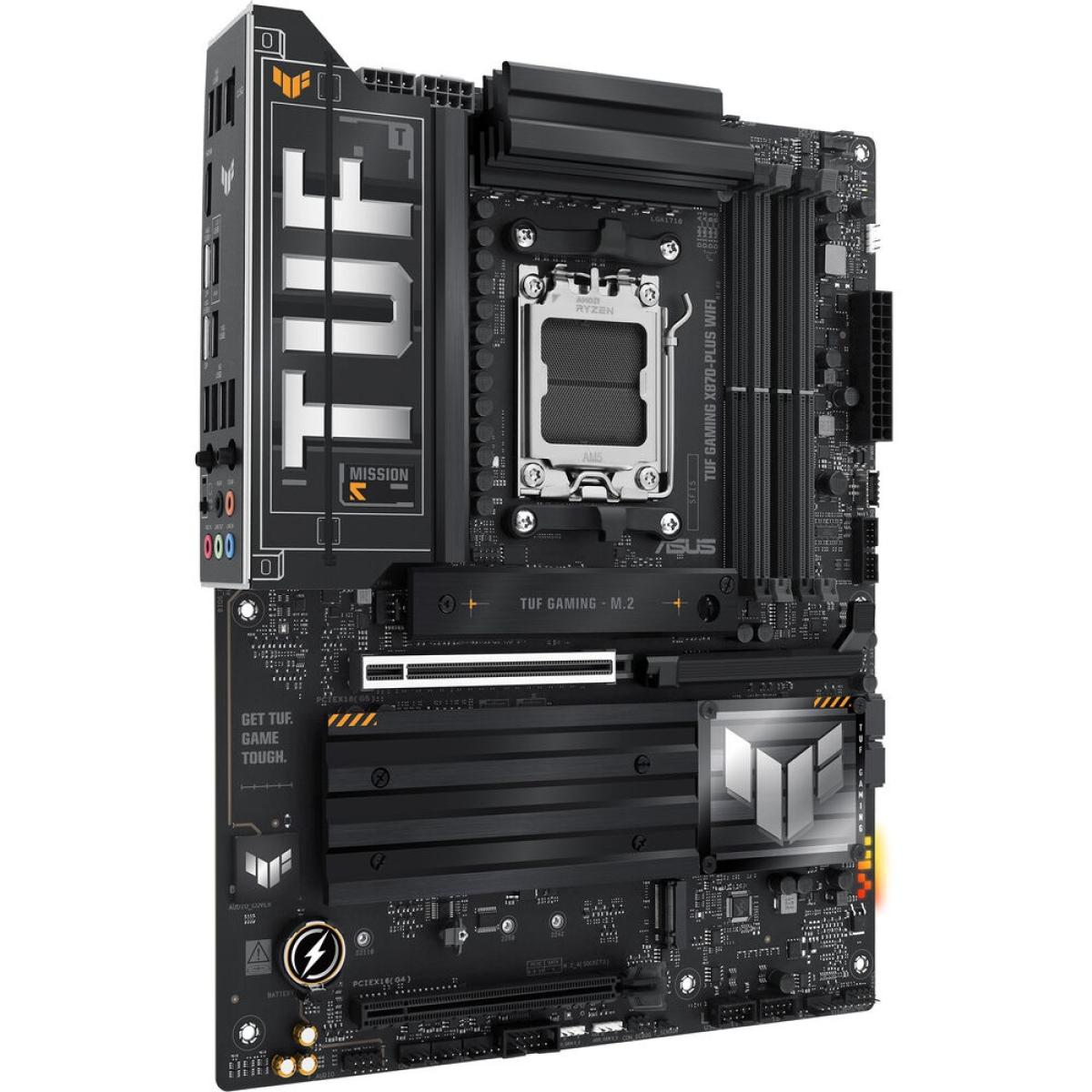 ASUS TUF GAMING X870-PLUS WIFI (Wi-Fi 7) AMD RYZEN 7000 8000 9000 Series AM5/DDR5/PCIe 5.0/4xM.2 - ATX Gaming MotherBoard
