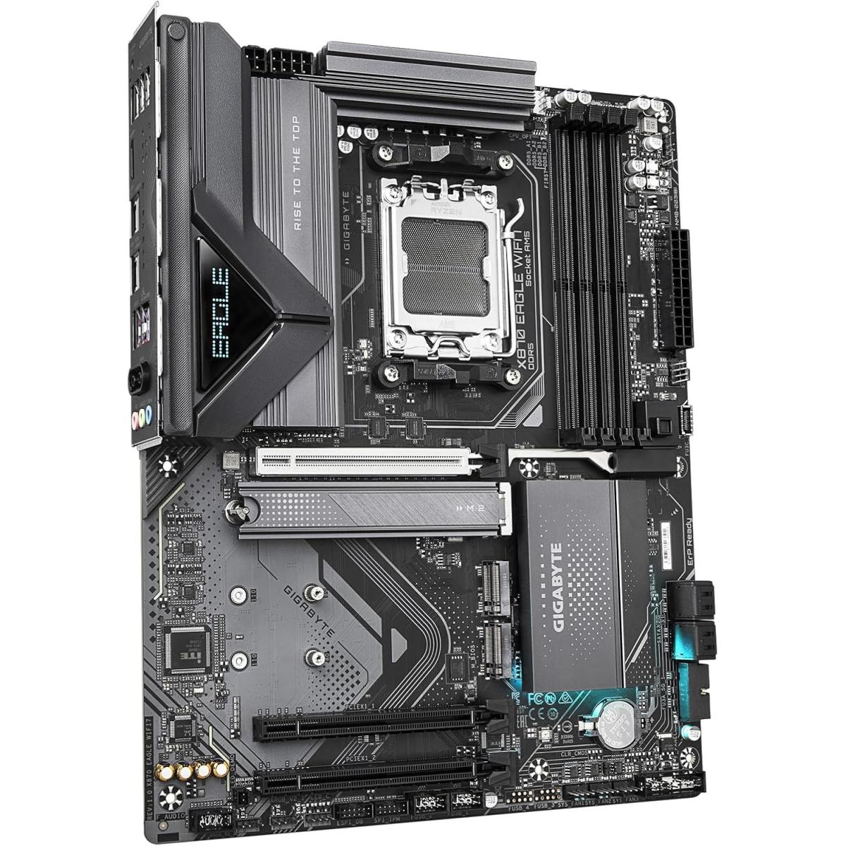 GIGABYTE X870 EAGLE (Wi-Fi 7) AMD RYZEN 7000 8000 9000 Series AM5/DDR5/PCIe 5.0/3xM.2 - ATX Gaming MotherBoard