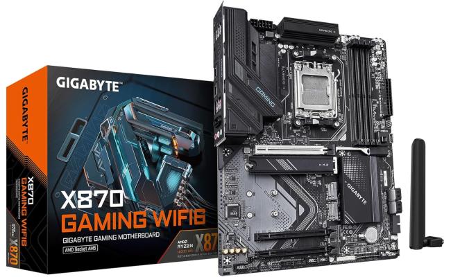 GIGABYTE X870 GAMING WIFI6 AMD RYZEN 7000 8000 9000 Series AM5/DDR5/PCIe 5.0/3xM.2 - ATX Gaming MotherBoard