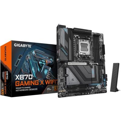 GIGABYTE X870 GAMING X WIFI7 AMD RYZEN 7000 8000 9000 Series AM5/DDR5/PCIe 5.0/3xM.2 - ATX Gaming MotherBoard