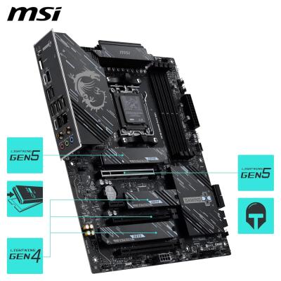 MSI X870E GAMING PLUS WIFI (Wi-Fi 7) AMD RYZEN 7000 8000 9000 Series AM5/DDR5/PCIe 5.0/3xM.2 - ATX Gaming MotherBoard
