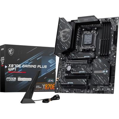 MSI X870E GAMING PLUS WIFI (Wi-Fi 7) AMD RYZEN 7000 8000 9000 Series AM5/DDR5/PCIe 5.0/3xM.2 - ATX Gaming MotherBoard
