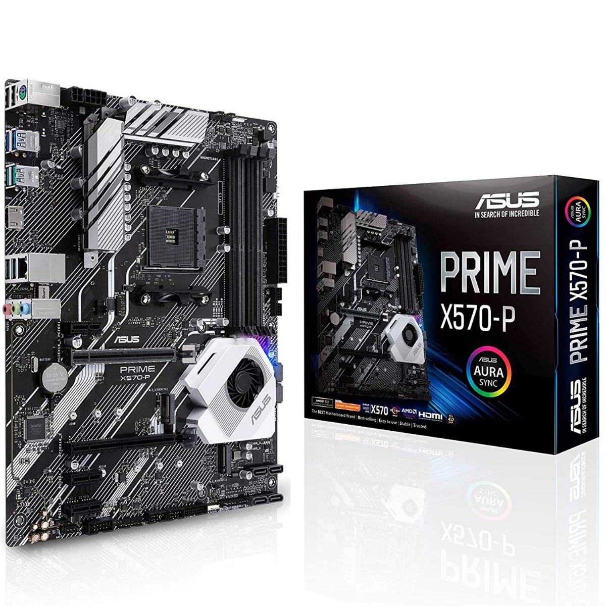 ASUS PRIME X570-P AMD Ryzen AM4 ATX Gaming Motherboard