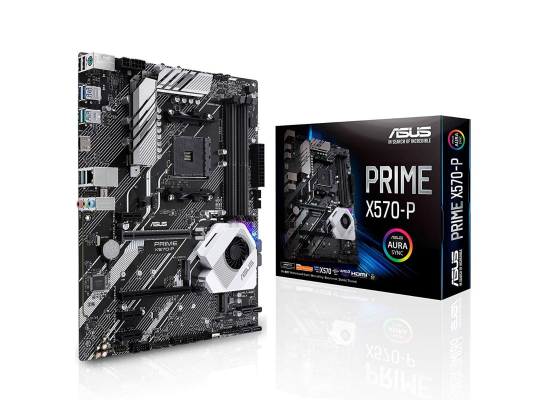 ASUS PRIME X570-P AMD Ryzen  AM4 ATX Gaming Motherboard 