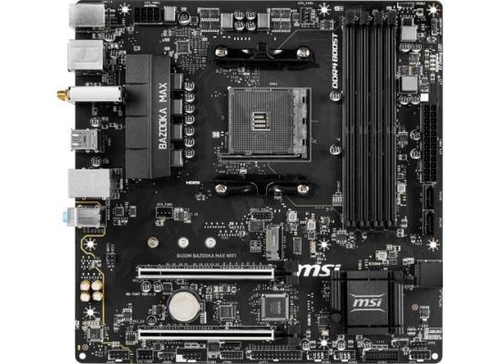 MSI AMD RYZEN B450M BAZOOKA MAX WIFI M.2 PCIE 4.0 Motherboard