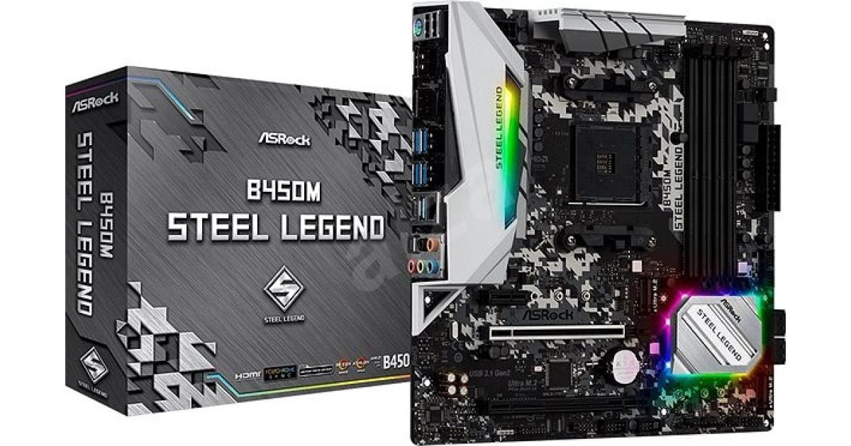 Материнская плата asrock b450 steel legend как запустить bios